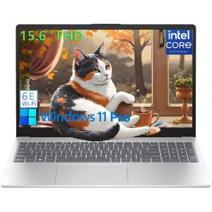 1 HP Laptop Computer 15.6" FHD for Student Home and Business, Intel 4-Core Processor (Beat i3-1115G4), 32GB DDR4 RAM, 1TB PCIe SSD, WiFi 6E, Bluetooth 5.3, Type-C, HDMI, Windows 11 Pro