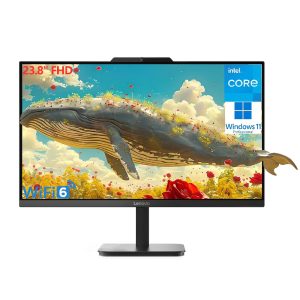 1 Lenovo 24 23.8" Fhd All-in-One Desktop Computer for Home Office, Intel 4-Core Processor (Beats i3-1110g4), 32gb Ddr4 Ram, 1tb Pcie Ssd, WiFi 6, Bluetooth, Business Aio, Windows 11 Pro